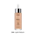 Produktbild: L'Oreal L'Oréal Loreal Nude Plumping Tinted Serum 3-4 Light-Medium Foundation