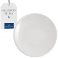 Produktbild: Villeroy & Boch - NewMoon Frühstücksteller 24 cm Weiß, Spülmaschinenfest, Mikrowellensicher, Kleiner Teller, Dessertteller, Salatteller, Kuchenteller, Geschirr, Premium Porzellan