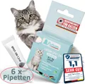 Produktbild: F UTUM 6x1,2ml Spot on für Katzen 4 -7 Kg Repellent-Mittel gegen Flöhe Zecken