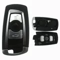 Produktbild: Funk Fernbedienung Gehäuse 3 Tasten Zünd Schlüssel für BMW Smartkey + Rohling