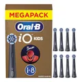 Produktbild: Oral-B iO Aufsteckbürsten Kids 6+ Marvel Spiderman, Schwarz, 8 Stück