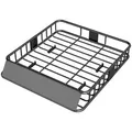 Produktbild: HOMCOM Dachgepäckträger Universal Dachkorb mit Windschutz, Fracht Relingträger - Schwarz