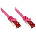 Produktbild: Good Connections® RNS® Patchkabel mit Rastnasenschutz, Cat. 6, S/FTP, PiMF, PVC, 250MHz, magenta, 30m