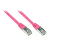 Produktbild: Good Connections Patchkabel, Cat. 6, S/FTP, PiMF, PVC, 250MHz, Magenta, 30m