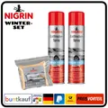 Produktbild: NIGRIN Winter-Set Entfroster-Spray Enteiser für Autoscheiben 3-tlg.