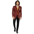 Produktbild: Opposuits Partyanzug Harry Potter Kostüm Anzug - für Karneval Halloween, Abendgarderobe für erfolgreiche Zauberschüler - mit Gryffindor-Logo rot 56