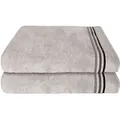 Produktbild: Schiesser Duschtuchset Skyline Color - 2-teilig - 70 X 140 Cm - Hellgrau