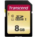 Produktbild: Transcend SDHC 500S 8GB Class 10 UHS-I U1 (8 GB, SDHC, U1, UHS-I) (TS8GSDC500S)