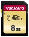 Produktbild: Transcend 8GB SDXC 500S Speicherkarte UHS-I, C10, U3, V30, 4K, Full HD, MLC, bis zu 95/50 MB/s (ideal für DSLR-Kameras und professionelle Camcorder) - TS8GSDC500S