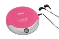 Produktbild: ROXX PCD 501 Tragbarer MP3-CD-Player mit Anti-Schock | LCD-Display, Wiederholfunktion, Stereokopfhöreranschluss | Inkl. In-Ear Kopfhörer, Batteriebetrieb | Kompatibel mit CD-R, CD-RW, MP3 | Rosa/Pink