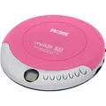 Produktbild: Roxx PCD 501 pink Tragbarer CD-Player CD, CD-R, CD-RW, MP3 Pink, Silber