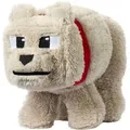 Produktbild: Ein Minecraft Film Plüschfigur Dennis der Wolf 20 cm - Beige