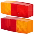 Produktbild: Hella Lichtscheibe Heckleuchte links + rechts Rücklicht Blinker Kennzeichenlicht