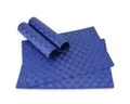 Produktbild: matches21 HOME & HOBBY Platzset Tischsets MODERN 4er Set Blau als Tischuntersetzer, (4-St), Abwaschbare Platzsets als Tischunterlagen für Ess-Tisch Tisch-Deko