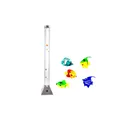 Produktbild: etc-shop LED Wassersäule mit Deko-Fischen und RGB Farbwechsler