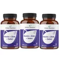 Produktbild: 3x Biotin+Zink+Selen - Made in Germany - Kapseln je 120 St (360St Gesamt)