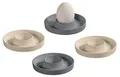 Produktbild: KESPER® Eierbecher Eierbecher, 4er Set, grau/natur, Melamin 41166, (1-tlg)