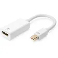 Produktbild: DIGITUS DisplayPort Adapterkabel, mini DP - HDMI Typ A St/Bu, 0,2m, HDMI 2.0, aktiv, CE, gold, we