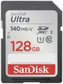 Produktbild: SanDisk SDXC Ultra 128GB (Class 10/UHS-I/140MB/s) SDHC-Karte 128 GB UHS-Class 1 Wasserdicht, stoßsicher