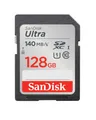 Produktbild: SanDisk 128GB Ultra SDXC Card, SD Card, 140 MB/s Read Speed, SDSDUNB-128G-GN6IN
