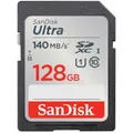 Produktbild: Sandisk SDXC Ultra 128 GB Speicherkarte schwarz 140 MB/s Lesen UHS-I Class 10