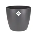 Produktbild: elho Brussels Rund 30 - Blumentopf für Innen - 100% recyceltes Plastik - Ø 29.5 x H 27.1 cm - Schwarz/Anthracite