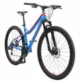 Produktbild: BIKESTAR Hardtail Aluminium Mountainbike 29 Zoll, 21 Gang Shimano Schaltung mit Scheibenbremse | 18 Zoll Rahmen MTB Erwachsenen- und Jugendfahrrad | Blau