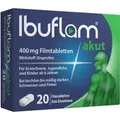 Produktbild: Ibuflam akut 400 mg Filmtabletten 20 St