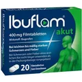 Produktbild: Ibuflam akut: 400 mg Ibuprofen Schmerztabletten