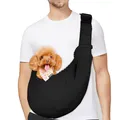 Produktbild: Tragetuch Hund, Reversibel Kleine Hundetrage, Einstellbar Pet Tragetuch, Frei...