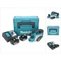 Produktbild: Makita DKP 180 RMJ Akku Hobel 18 V 82 mm + 2x Akku 4,0 Ah + Ladegerät + Makpac