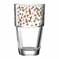 Produktbild: Leonardo Becher Solo Latte Macchiato, Kaffeebecher, Glas, rosé/braun, 410 ml