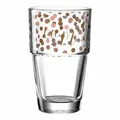 Produktbild: Leonardo Becher Solo Latte Macchiato, Kaffeebecher, Glas, rosé/braun, 410 ml
