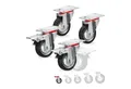 Produktbild: relaxdays Schwerlastregal Schwerlastrollen 4er Set, 75 mm