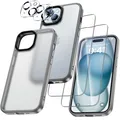 Produktbild: für iPhone 15 Hülle 5-in-1-Set Handyhülle für iPhone 15 Case Rundumschutz Sch...