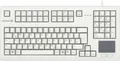 Produktbild: CHERRY TOUCHBOARD G80-11900 USB Tastatur Deutsch, QWERTZ Grau Touch-Oberfläche, Maustasten