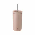 Produktbild: Stelton Thermobecher To Go Sip mit Strohhalm, Stahl, Kunststoff, Heather, 400 ml