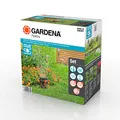 Produktbild: Gardena Sprinklersystem Start-Set Pipeline mit Viereckregner: Komplettset für den Einstieg in das Pipeline-System, Wasserentnahme rund um Haus und Garten, unterirdische Montage (08272-20)