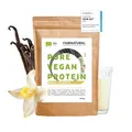 Produktbild: FAIRNATURAL Bio Veganes Proteinpulver Vanille ohne Soja [600G] 5K Protein Pulver Laktosefrei - Vegan Protein Powder - Pflanzliches Proteinpulver - Regional aus DE - Proteinshake Vegan - Eiweißpulver