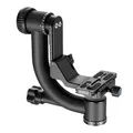 Produktbild: SIRUI PH-20 Gimbal Stativkopf Kohlefaser, Gimbal Head Professional Heavy Duty 360°Panorama mit 20 KG Tragkraft, mit 1/4 Zoll Arca-Swiss Schnellwechselplatte für Kamera