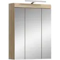 Produktbild: Mid.you Spiegelschrank, Sonoma Eiche, Holzwerkstoff, 6 Fächer, 60x79x37 cm, FSC Mix, Badezimmer, Badezimmerspiegel, Spiegelschränke