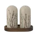 Produktbild: Bloomingville Salz- / Pfefferstreuer Bea, (3-tlg), Set Natur Steingut dänisches Design