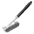Produktbild: Newpop grillbürste, Grill bürste Edelstahl, grillbürsten mit 3-reihiger Borstenkopf und Schaber, Reinigungsbürste für Grillrost, beseitigt hartnäckige Verschmutzungen für Holzkohle und Gasgrills