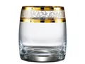 Produktbild: Bohemia Kristall Gläser, Model Ideal, 6 er Set, in Gold, NEU + OVP (Wasserglas 6 x 290 ml)