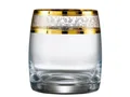 Produktbild: Crystalex Whiskyglas Ideal Gold 290 ml 6er Set, 6-tlg., Kristallglas, Kristallglas, Goldrand, Gold Gravur