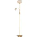 Produktbild: Lindby Stehlampe Aliette 10030729 Modern in Gold Messing aus Metall 2-flammig E27 Wohnzimmerleuchte