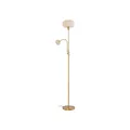 Produktbild: Lindby Stehlampe Aliette (Modern) in Gold/Messing aus Metall (2 flammig, E27) - Stehleuchte Standleuchte Floor Lamp Wohnzimmerlampe Wohnzimmerleuchte