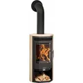 Produktbild: Justus Dauerbrand Kaminofen Usedom 5D Sandstein Schwarz mit Automatik 5kW