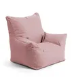 Produktbild: mokebo Kindersessel Outdoor 'Der Gartenzwerg', Sitzsack Kinder mit Füllung, auch als Lesesessel oder Sitzkissen fürs Kinderzimmer, Kindersitzsack oder Sessel für Kinder in Altrosa