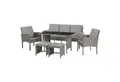 Produktbild: SVITA Gartenlounge-Set DENVER, (Gartenmöbel-Set), Essgruppe, Rattan, Inkl. Kissen
